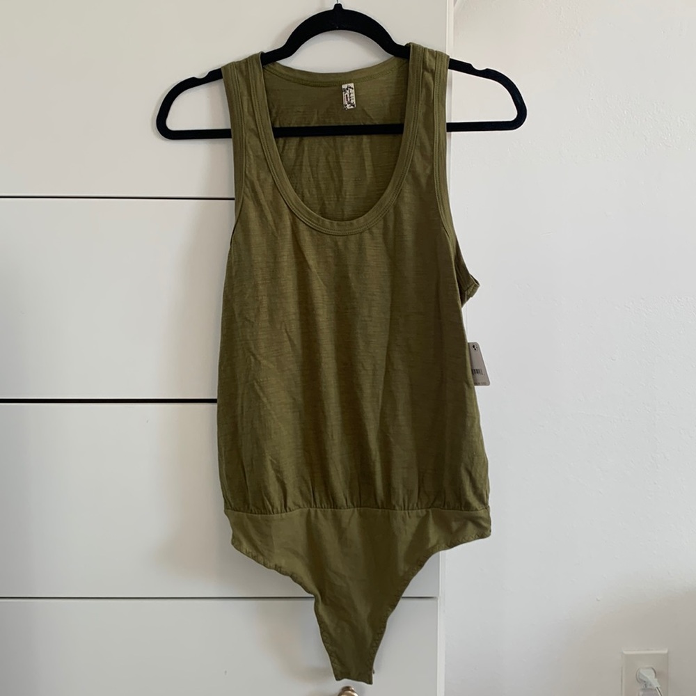 free people tee off bodysuit